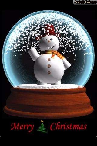 Снимок экрана 3d-snow-globe