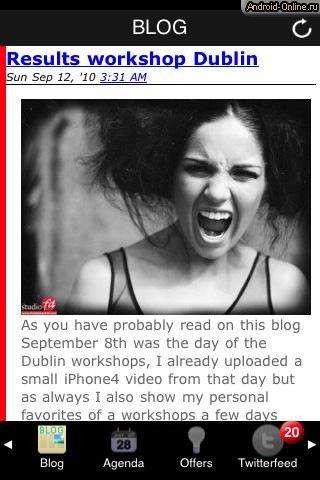 Снимок экрана frank-doorhof-app