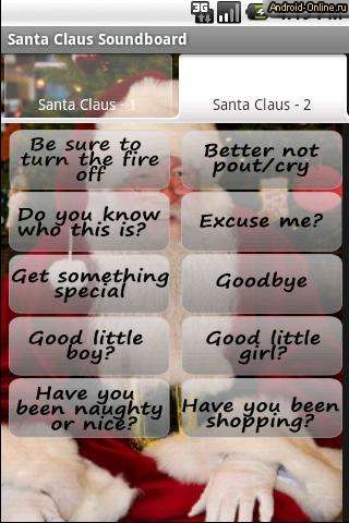 Снимок экрана santa-claus-soundboard