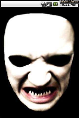Снимок экрана scary-face-screamer